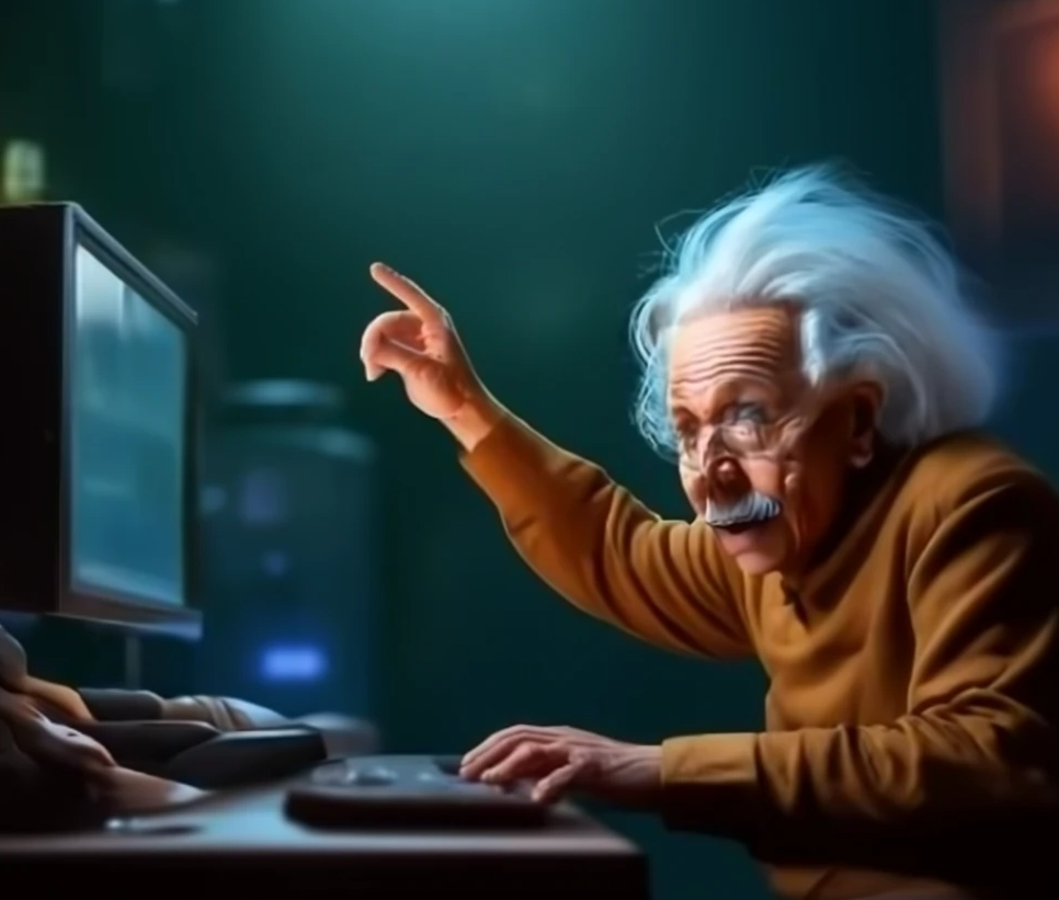 Pas de sites internet du temps d'Einstein